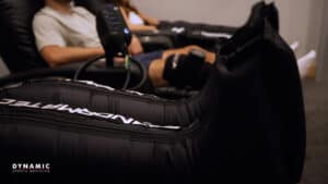 High-performance sports recovery equipment at Dynamic Sports Medicine showcasing advanced technology for athlete injury treatment and rehabilitation.