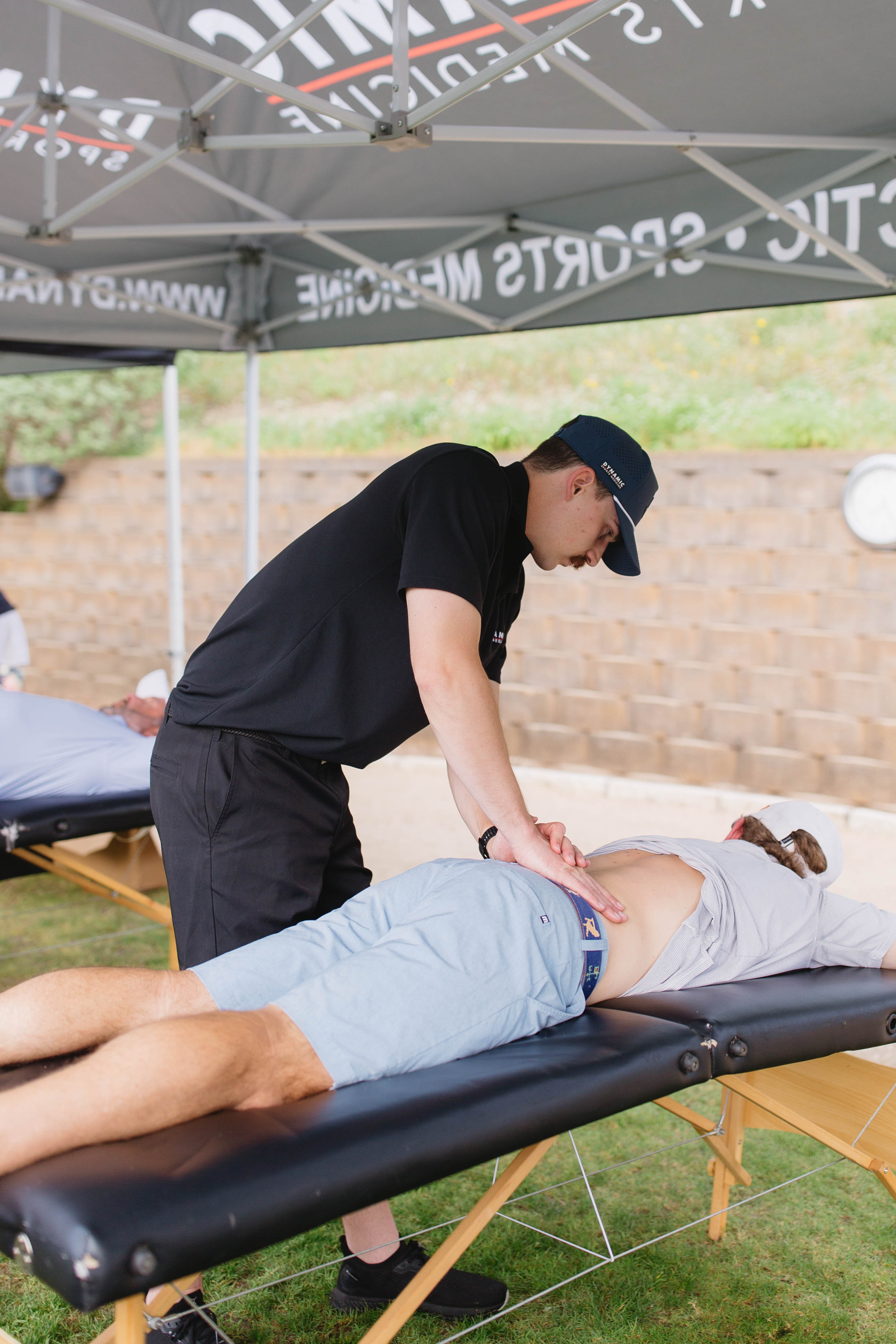 Back treatment on-site