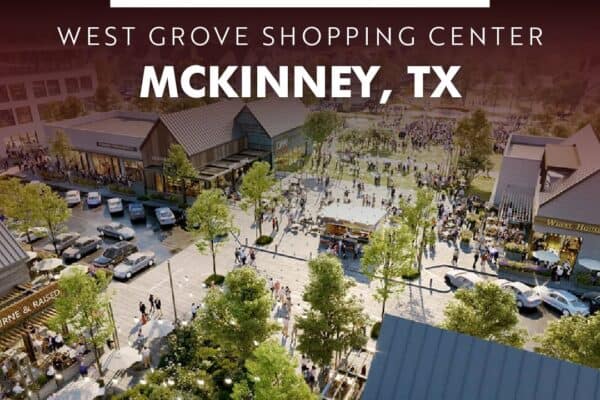 Modern sports medicine clinic at West Grove Shopping Center, McKinney, TX, offering expert injury treatment, rehab, and performance enhancement services.