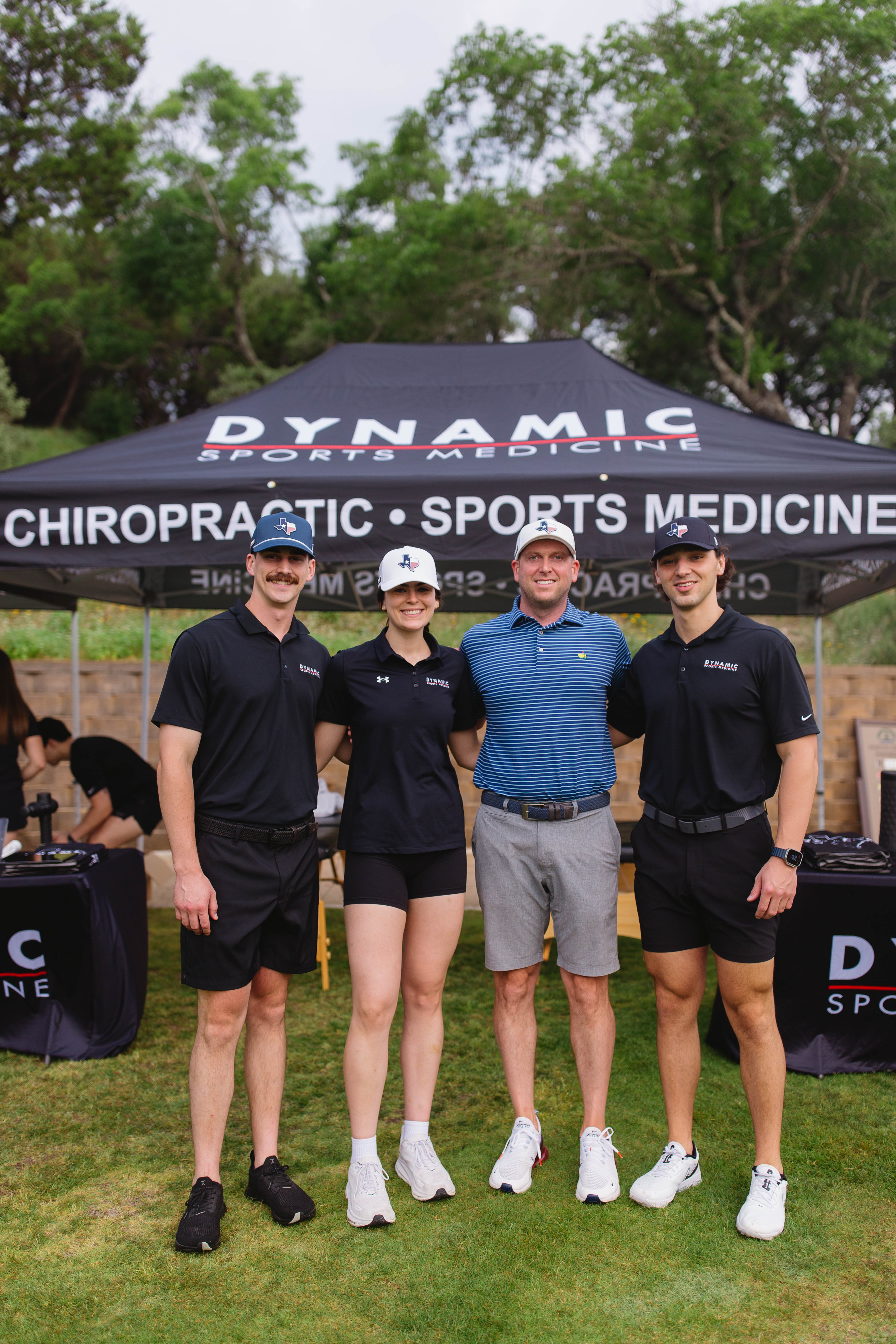 DSM team with club member
